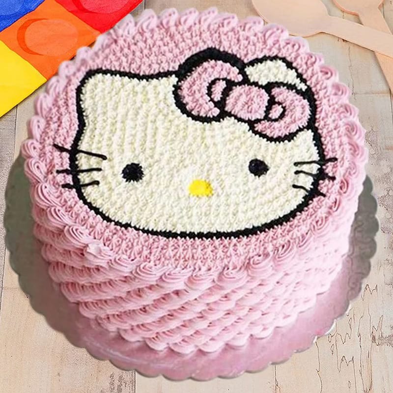 Delicious Hello kitty Cake