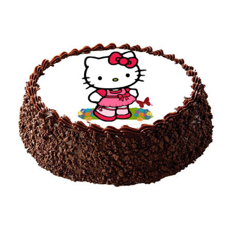 Hello Kitty Photo Cake