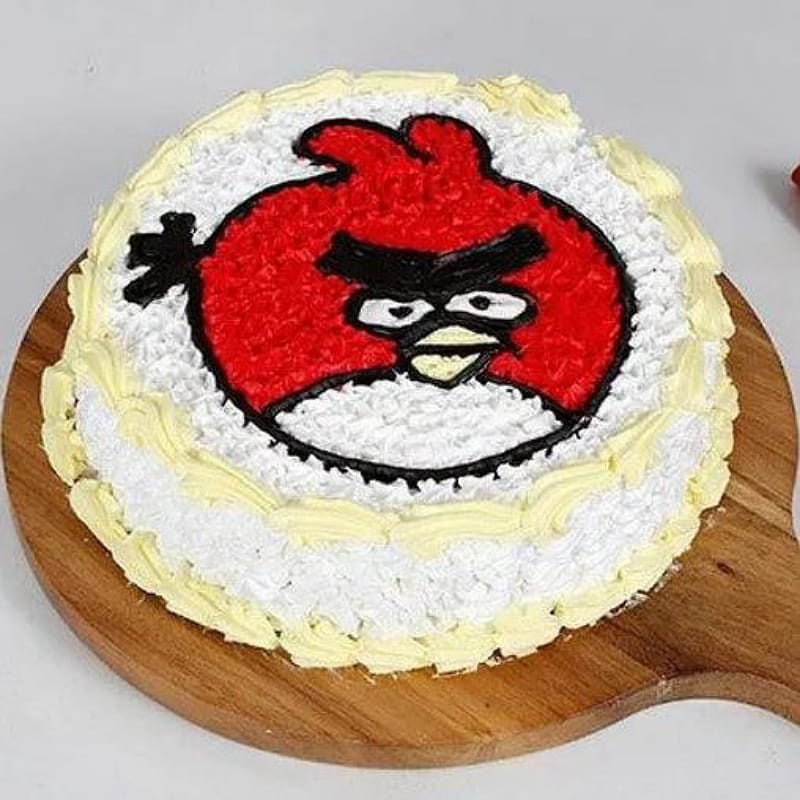 Scrumptious Angry Bird Cake