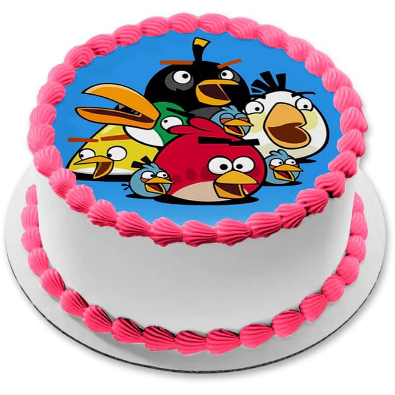 Angry Bird Personalized Cake