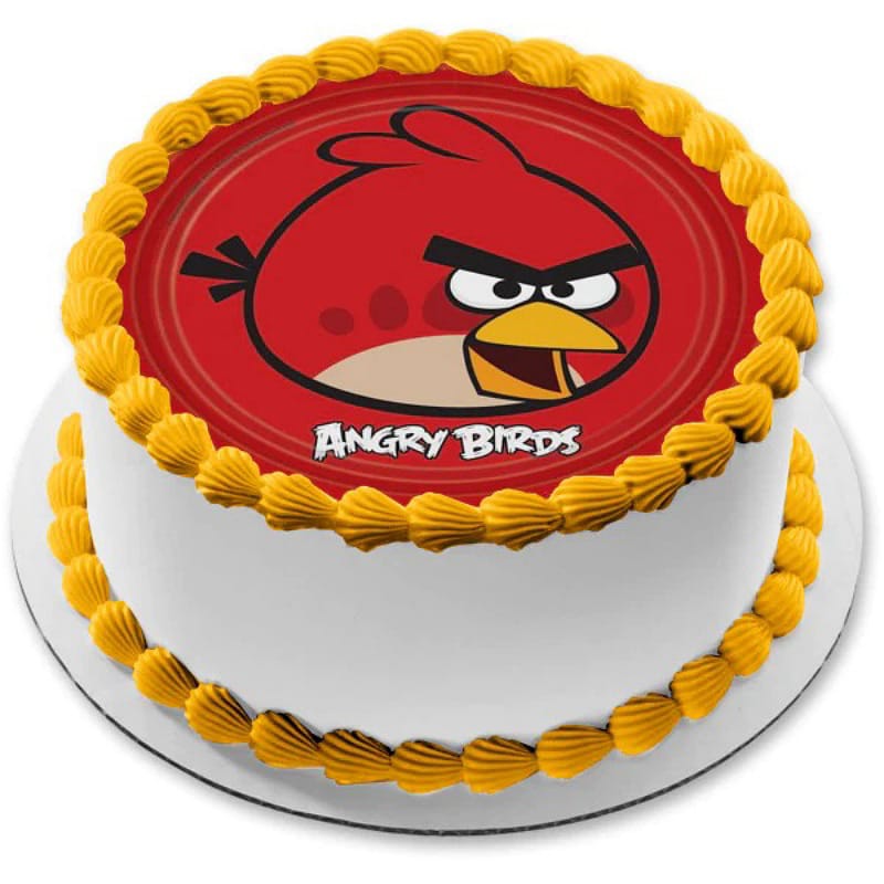 Angry Bird Photo Cake