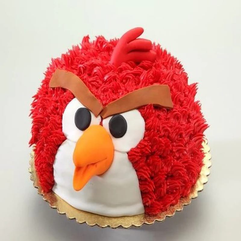 Cute Angry Bird Theme Cake