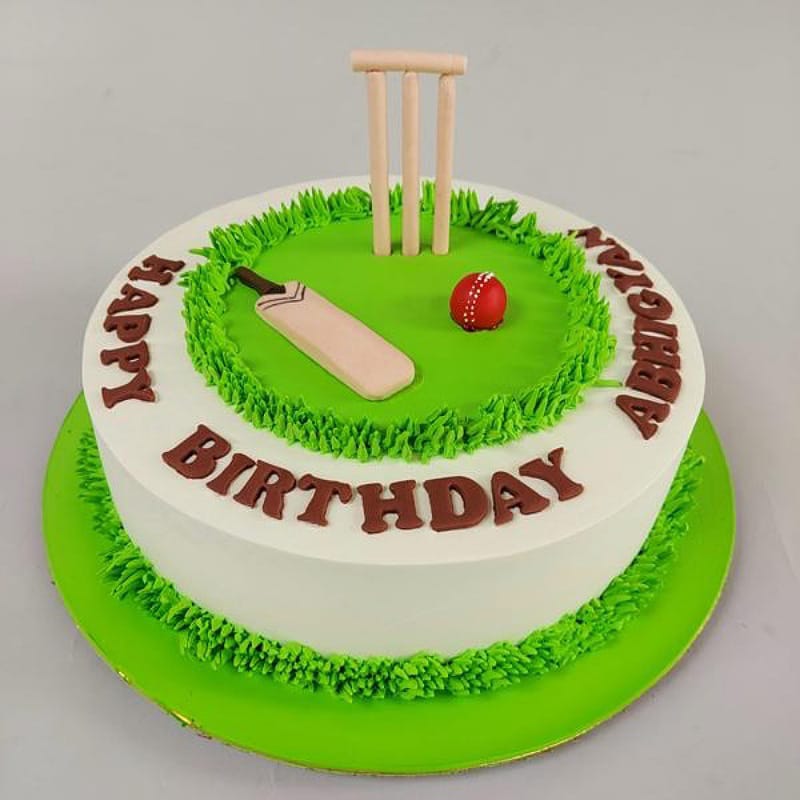 Cricket Field Cake